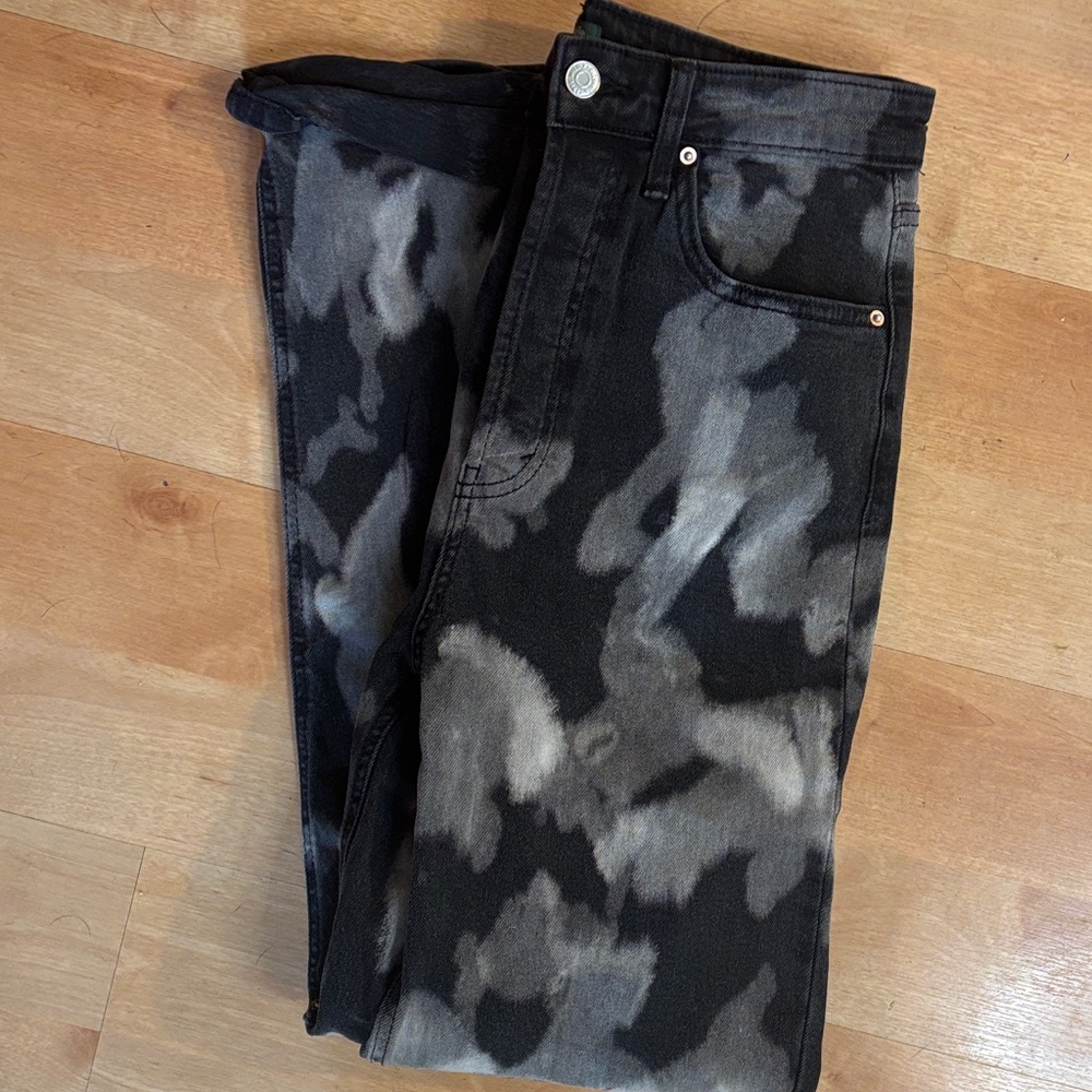 High rise straight cut wild fable jeans